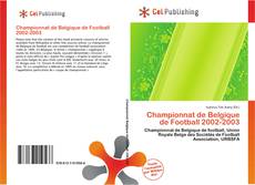 Buchcover von Championnat de Belgique de Football 2002-2003