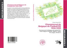 Championnat de Belgique de Football D2 1934-1935 kitap kapağı