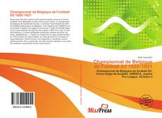 Bookcover of Championnat de Belgique de Football D2 1920-1921