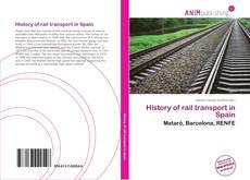 Portada del libro de History of rail transport in Spain