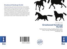 Bookcover of Greatwood Handicap Hurdle