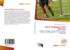 Bookcover of 1923–24 Belgian First Division