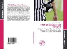 Couverture de 1924–25 Belgian First Division