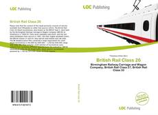 Capa do livro de British Rail Class 26 