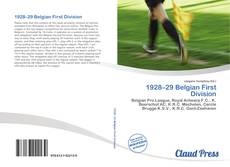 1928–29 Belgian First Division kitap kapağı