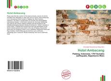 Bookcover of Hotel Ambacang