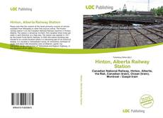 Capa do livro de Hinton, Alberta Railway Station 