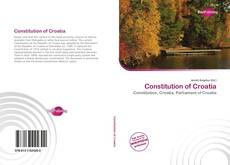 Bookcover of Constitution of Croatia