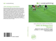 Borítókép a  1945–46 Belgian First Division - hoz