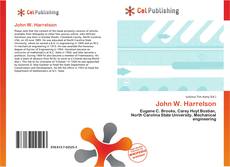 Buchcover von John W. Harrelson