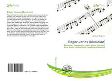 Copertina di Edgar Jones (Musician)