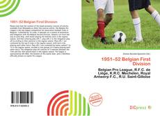 1951–52 Belgian First Division的封面