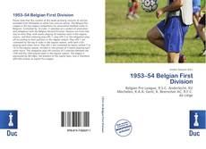 Bookcover of 1953–54 Belgian First Division