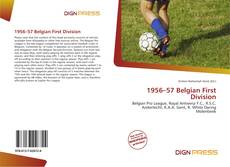 Bookcover of 1956–57 Belgian First Division