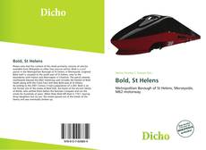 Copertina di Bold, St Helens