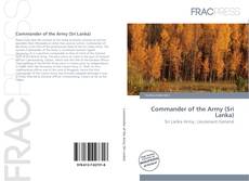 Portada del libro de Commander of the Army (Sri Lanka)