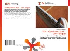 Buchcover von 2007 Australian Open – Girls' Singles