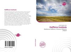 Capa do livro de Haffkine Institute 