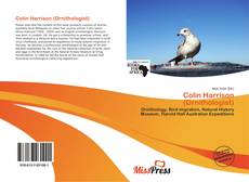 Bookcover of Colin Harrison (Ornithologist)