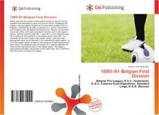 Capa do livro de 1980–81 Belgian First Division 