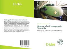 Copertina di History of rail transport in Tanzania