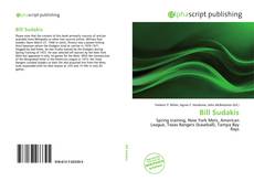 Borítókép a  Bill Sudakis - hoz