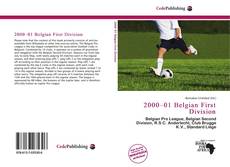 Capa do livro de 2000–01 Belgian First Division 