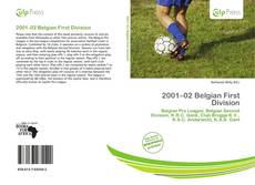 Buchcover von 2001–02 Belgian First Division