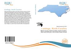 Carthage, North Carolina的封面