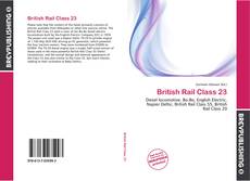 Bookcover of British Rail Class 23