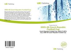 Bookcover of 2005–06 Czech Republic Football Cup