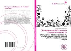 Portada del libro de Championnat d'Écosse de Football 1923-1924