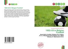 Portada del libro de 1902–03 in Belgian Football