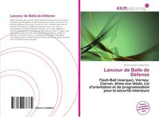 Portada del libro de Lanceur de Balle de Défense