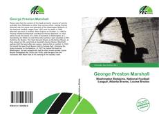 George Preston Marshall kitap kapağı