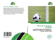 1919–20 in Belgian Football kitap kapağı