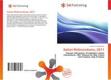 Обложка Italian Referendums, 2011