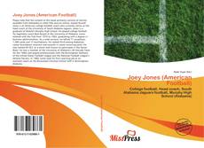 Bookcover of Joey Jones (American Football)