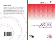 Buchcover von Giraffe Manor