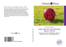 Portada del libro de John Devine (Footballer Born 1933)