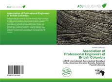 Buchcover von Association of Professional Engineers of British Columbia