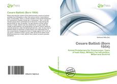 Bookcover of Cesare Battisti (Born 1954)