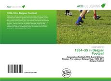 Bookcover of 1934–35 in Belgian Football