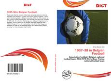 Couverture de 1937–38 in Belgian Football