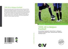 Portada del libro de 1939–40 in Belgian Football