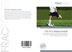 Portada del libro de 1942–43 in Belgian Football