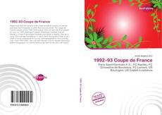 Bookcover of 1992–93 Coupe de France