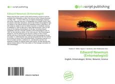Bookcover of Edward Newman (Entomologist)