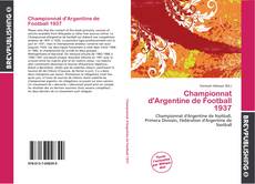 Borítókép a  Championnat d'Argentine de Football 1937 - hoz