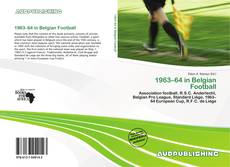 Portada del libro de 1963–64 in Belgian Football